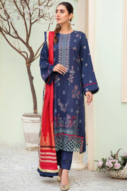 Picture of Kleren - Imroz Embroidered Viscose Collection - I-18 - Available at Raja Sahib