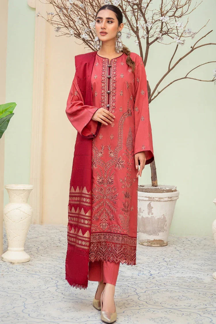 Picture of Kleren - Imroz Embroidered Viscose Collection - I-19 - Available at Raja Sahib