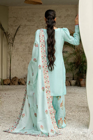 Picture of Emeralds - Block Printed Festive Pret - Inspiration - Available at Raja Sahib