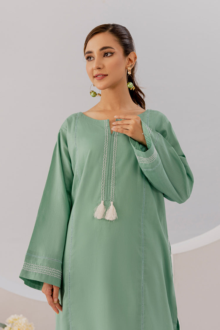 Picture of The Slay Wear - Basic Stitched - Jade Breeze Set - Available at Raja Sahib