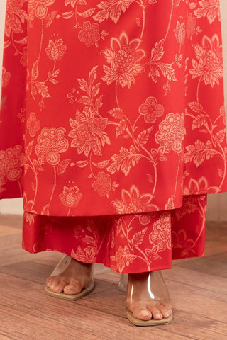 Picture of Stitch Vibes - Basic Wear Pret - 3 PC - Coral Dress - Available at Raja Sahib