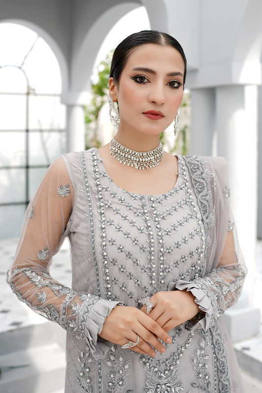 Picture of Layout - Elegance Unstitched Embroidered Collection - Julia - Available at Raja Sahib