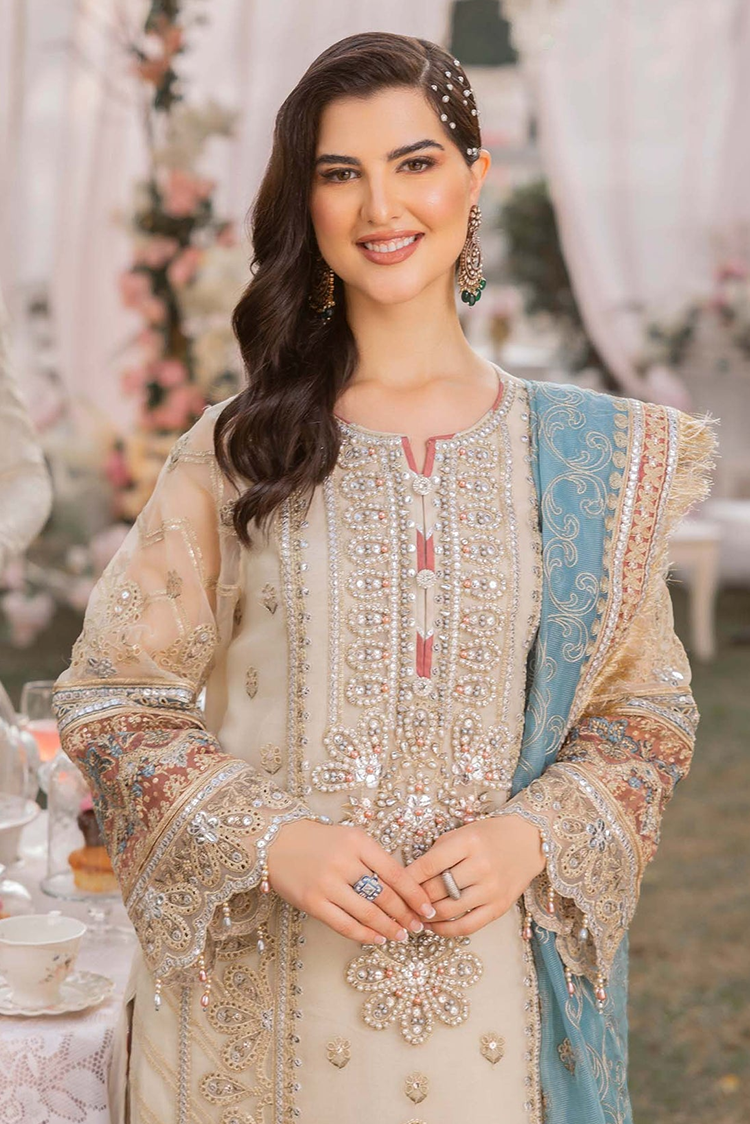 Picture of Adan's Libas - Jab We Met Festive Unstitched Collection - Ethereal Grace - Available at Raja Sahib