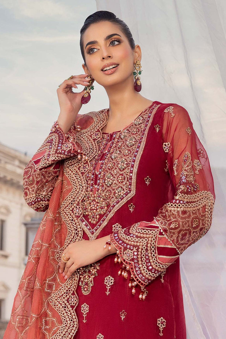 Picture of Adan's Libas - Jab We Met Festive Unstitched Collection - Radiant Serenity - Available at Raja Sahib