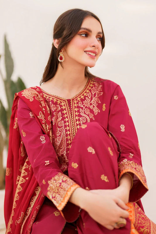 Picture of Garnet - Ayzel Eid Edit 2 - Jan e Jahan - Available at Raja Sahib