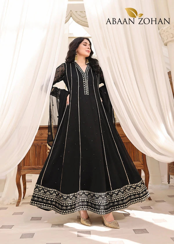 Picture of Abaan Zohan - Kashish Collection - Black - Available at Raja Sahib