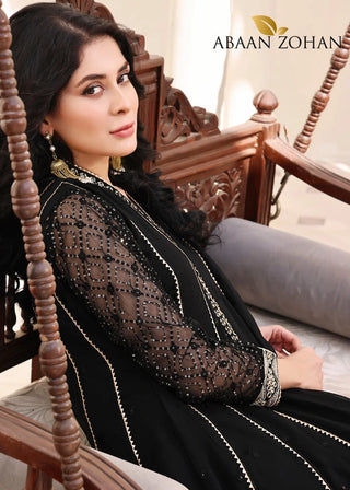 Picture of Abaan Zohan - Kashish Collection - Black - Available at Raja Sahib