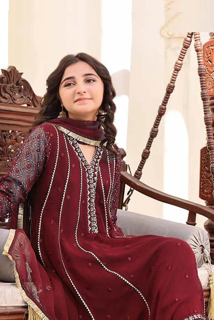 Picture of Abaan Zohan - Kashish Kids Collection - Maroon - Available at Raja Sahib