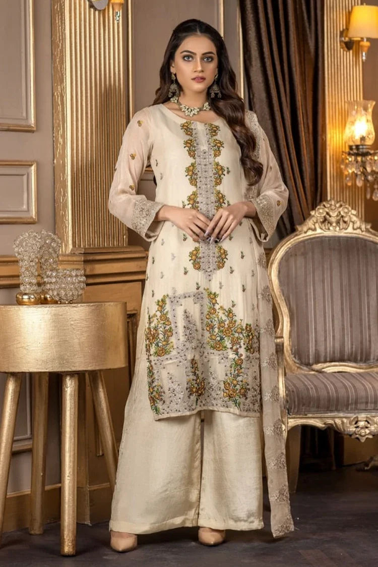 Picture of Ketifa - 3 PC Luxury Unstitched Collection - Fiests Shine - Available at Raja Sahib