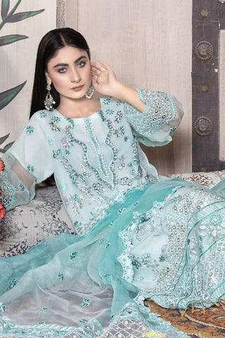 Picture of Ketifa - Formals Unstitched Collection - Fiery Pearls - Available at Raja Sahib