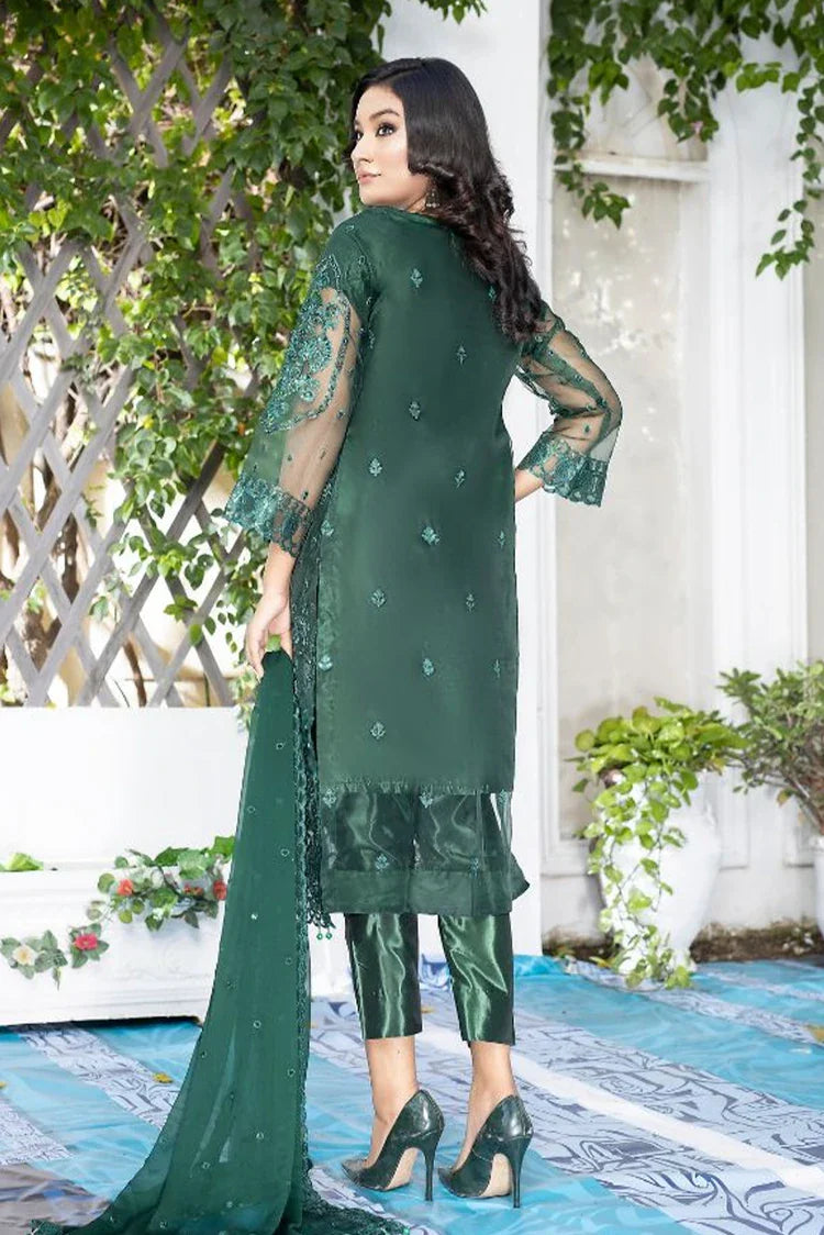 Picture of Ketifa - Formals Unstitched Collection - Luxurious Green - Available at Raja Sahib