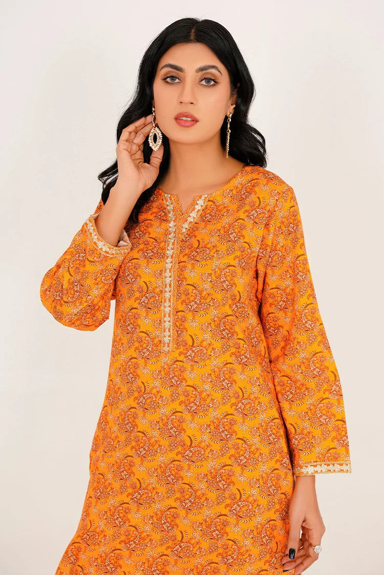 Picture of Threads & Weaves - 2 PC Printed Khaddar RTW Collection - KHP23109 - Available at Raja Sahib