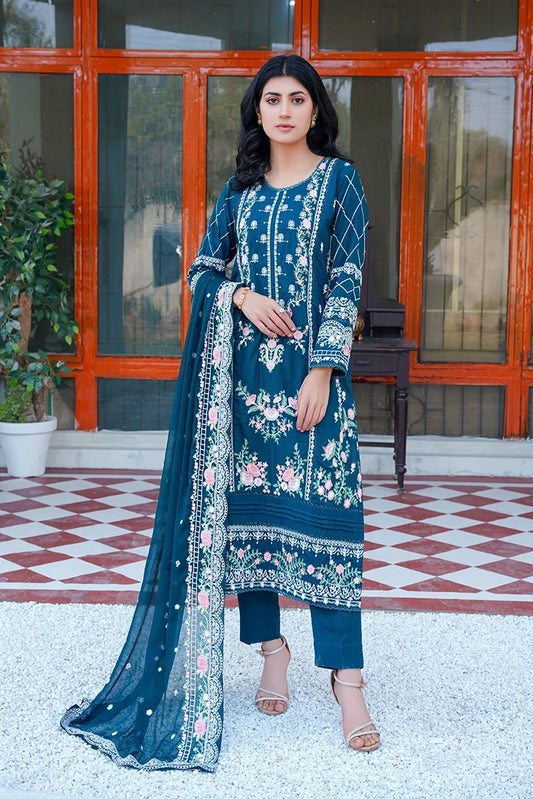 Picture of Threads & Weaves - Karandi 3 PC Embroidered Collection - KR24105 - Available at Raja Sahib