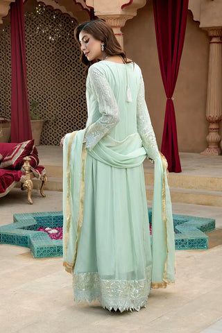 Picture of Manahils - Jal Pari RTW Collection - Kurti-B-005-Aqua - Available at Raja Sahib