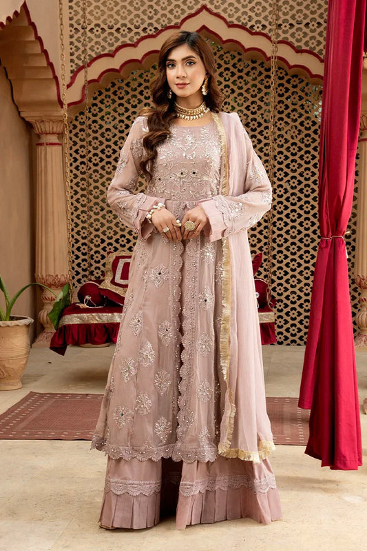 Picture of Manahils - Jal Pari RTW Collection - Kurti-B-006-Lilac - Available at Raja Sahib