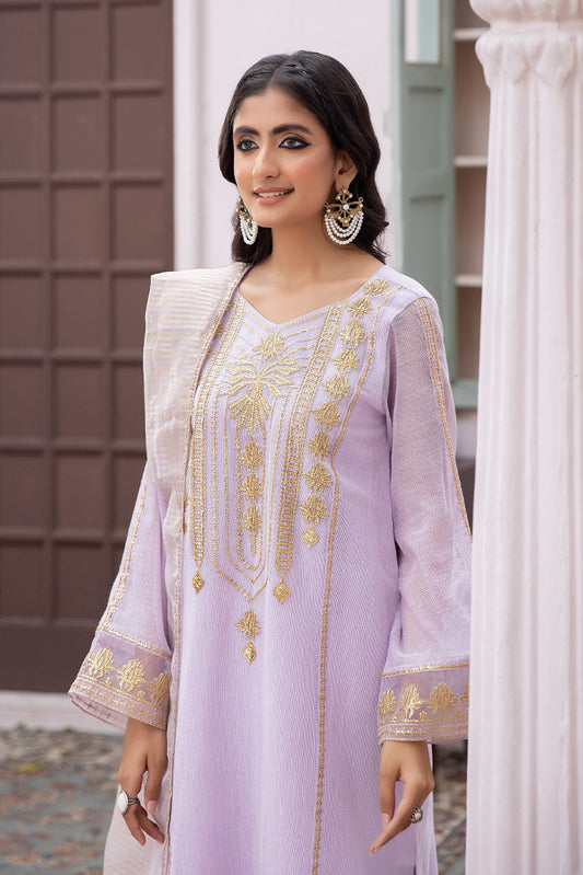 Picture of La Rosaa - Eid Edit Pret '24 - LE-24-01 Lilac - 3Pc - Available at Raja Sahib