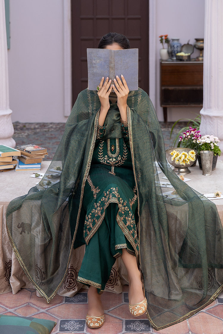 Picture of La Rosaa - Eid Edit Pret '24 - LE-24-02 Green - 3Pc - Available at Raja Sahib