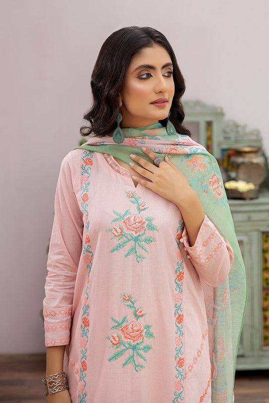 Picture of La Rosaa - Eid Edit Pret '24 - LE-24-08 Blush Pink - 3Pc - Available at Raja Sahib