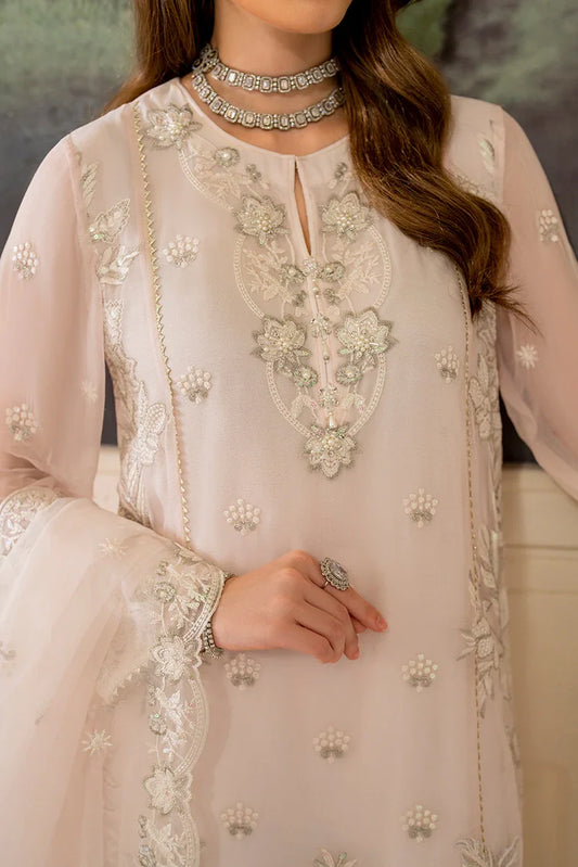 Picture of Fozia Khalid - Unstitched Chiffon Collection - Mirela - LFP-1105 - Available at Raja Sahib