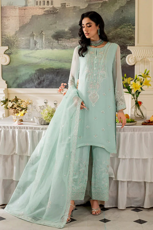 Picture of Fozia Khalid - Unstitched Chiffon Collection - Mysha - LFP-1106 - Available at Raja Sahib