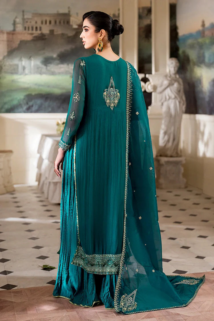 Picture of Fozia Khalid - Unstitched Chiffon Collection - Aireen - LFP-1111 - Available at Raja Sahib