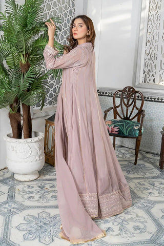 Picture of Manahils - Safiyya RTW Collection - Lilac-106 - Available at Raja Sahib