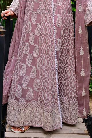 Picture of Manahils - Safiyya RTW Collection - Lilac-Alpha-Lavish-118 - Available at Raja Sahib