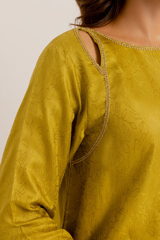 Picture of The Slay Wear - Basic Stitched - Lime Luxe - Available at Raja Sahib