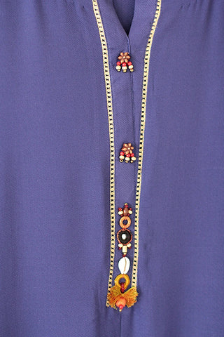 Picture of Kashish - 1 Piece - Shirt - Navy - LNKR - Available at Raja Sahib