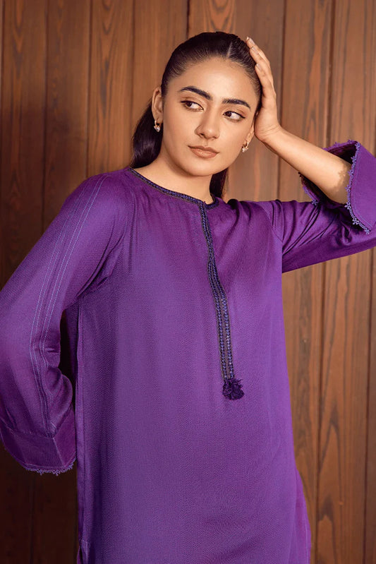 Picture of La Rosaa - Basics Pret Collection - 2 PC - Purple Kaia - Available at Raja Sahib