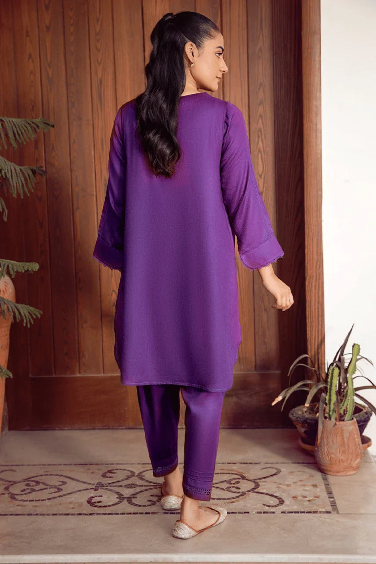 Picture of La Rosaa - Basics Pret Collection - 2 PC - Purple Kaia - Available at Raja Sahib