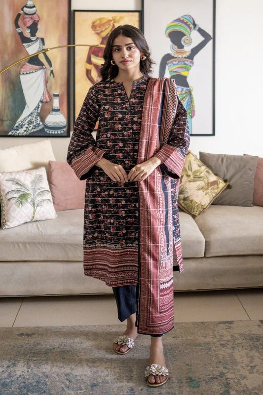 Picture of La Rosaa - Khaddar RTW Collection - Tia - 3PC - Available at Raja Sahib