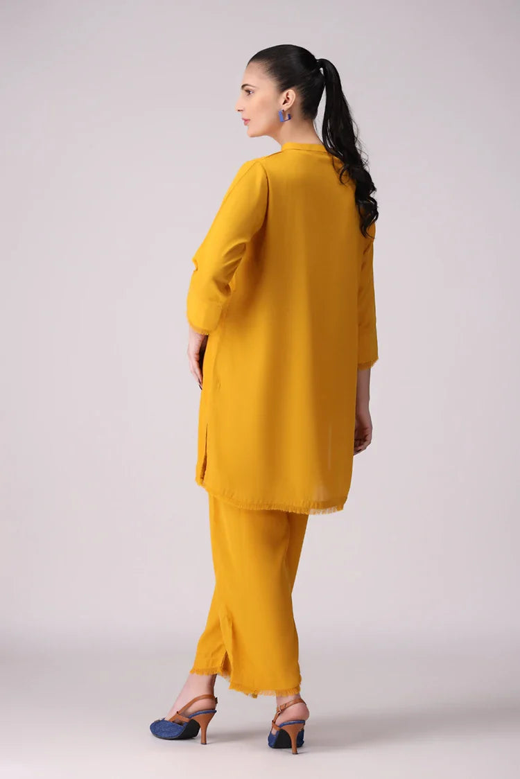 Picture of La Rosaa - Basics Pret Collection - 2 PC - Marigold - Available at Raja Sahib