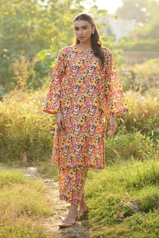 Picture of La Rosaa - Khaddar RTW Collection - Dahlia - 2PC - Available at Raja Sahib