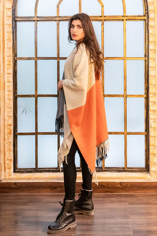 Picture of Manahils - Cape Shawl 46 - Available at Raja Sahib