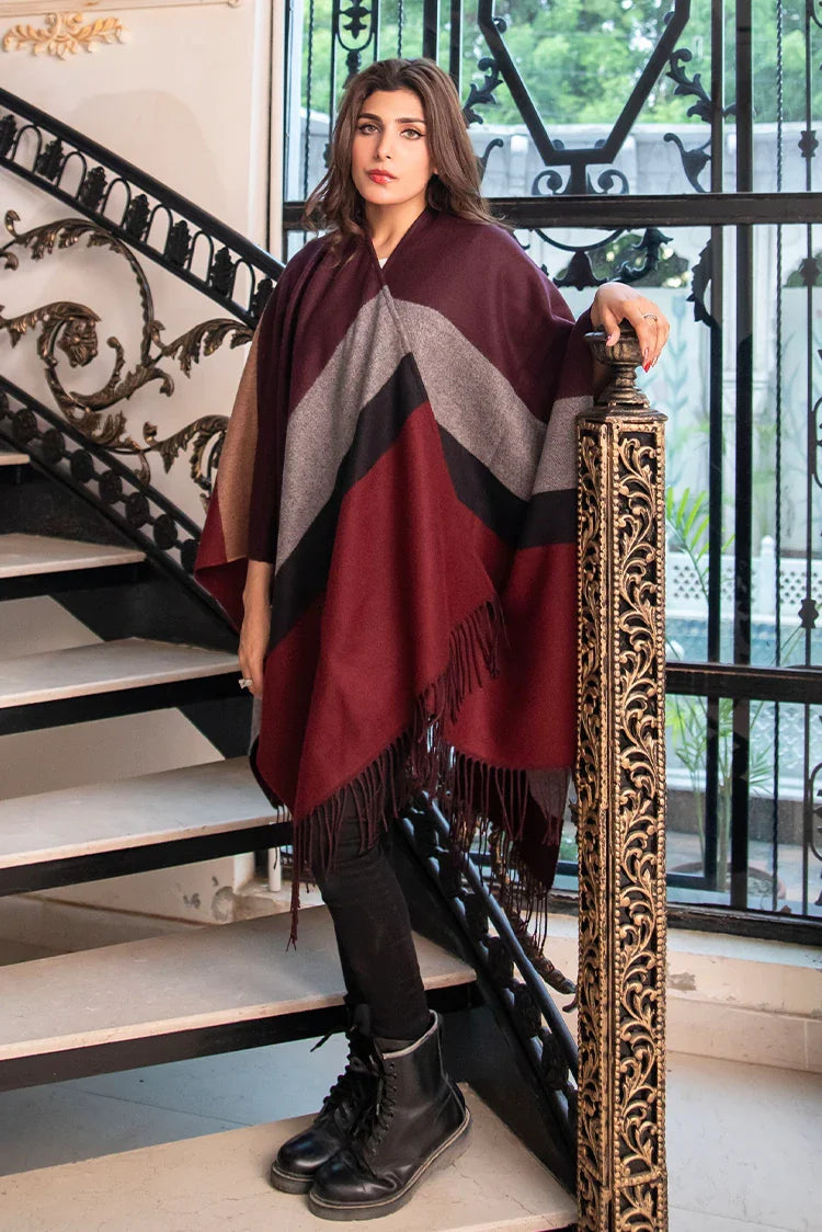 Picture of Manahils - Cape Shawl 49 - Available at Raja Sahib