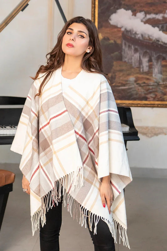 Picture of Manahils - Cape Shawl 52 - Available at Raja Sahib