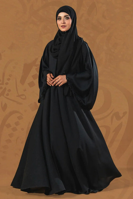 Picture of Malbus - Siyah - Abaya - Marmar - Available at Raja Sahib