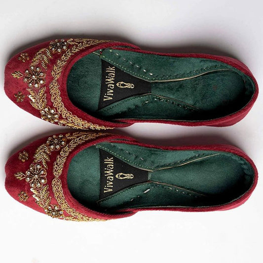 Picture of Viva Walk - Heritage Hue - Maroon Medley - Available at Raja Sahib