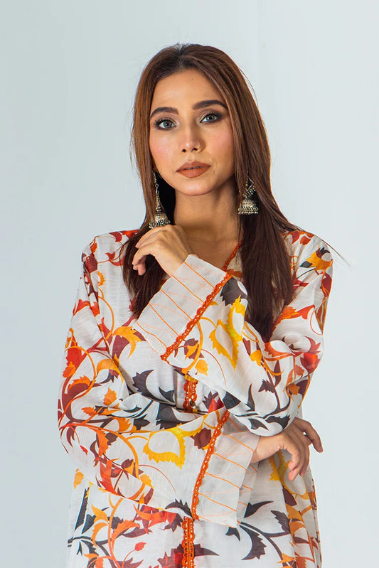 Picture of Mahnoor Ejaz - Noor Printed Pret Collection - ME-SPC-003-P - Available at Raja Sahib