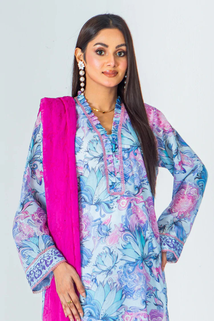 Picture of Mahnoor Ejaz - Noor Unstitch Printed Collection - ME-SPC-006 - Available at Raja Sahib