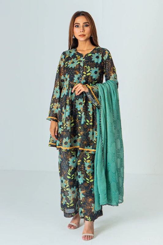 Picture of Mahnoor Ejaz - Noor Printed Pret Collection - ME-SPC-009-P - Available at Raja Sahib