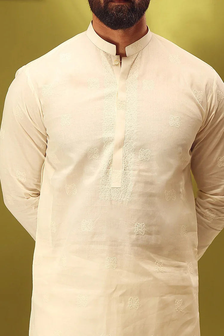 Picture of Istor - 2 Pc Stitched - Cream - MEBS-S24EF1-07 - Available at Raja Sahib