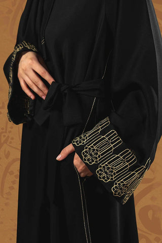 Picture of Malbus - Siyah - Abaya - Mehr - Available at Raja Sahib