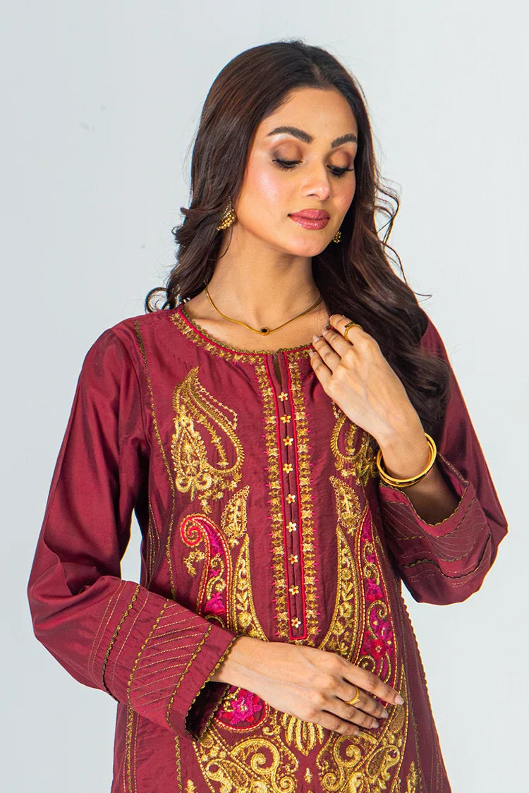 Picture of Mahnoor Ejaz - Sahara Luxury Pret Collection - MELP-SH-004 - Available at Raja Sahib