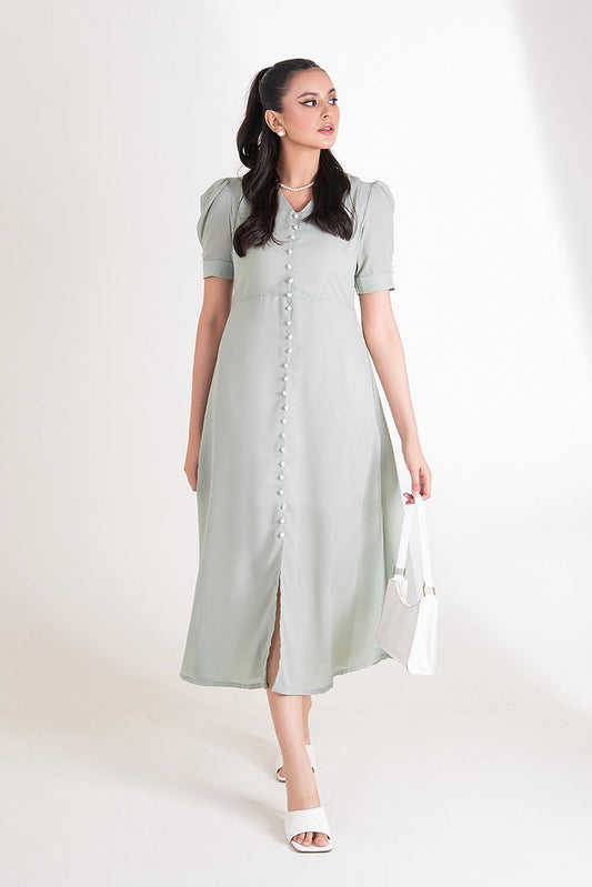 Picture of The Slay Wear - Western Top - Minty Dress - Available at Raja Sahib