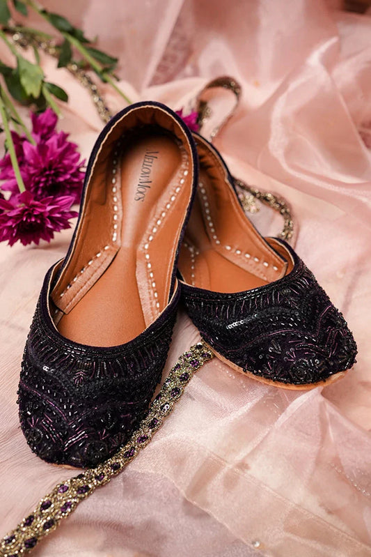 Picture of Malbus - MellowMocs - Purple dusk Khussa - Available at Raja Sahib