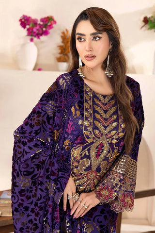 Picture of Adan's Libas - Micro Plachi Unstitched Collection - 4553 - Available at Raja Sahib