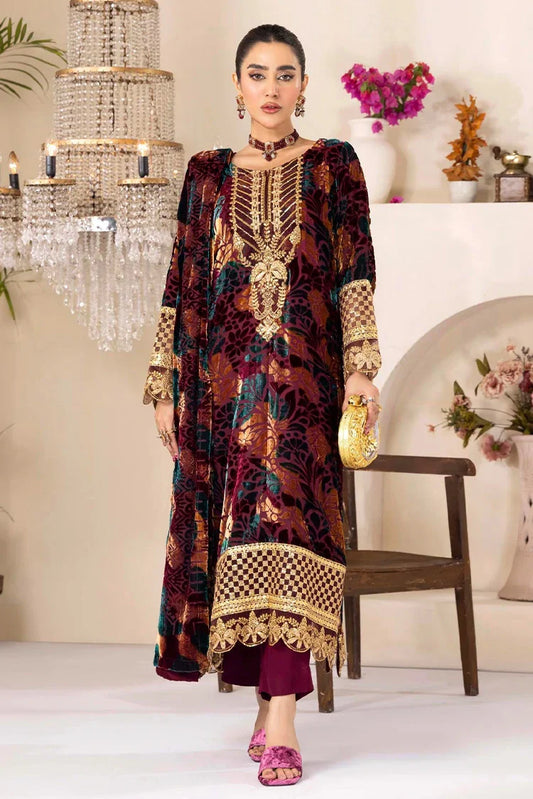 Picture of Adan's Libas - Micro Plachi Unstitched Collection - 45559 - Available at Raja Sahib