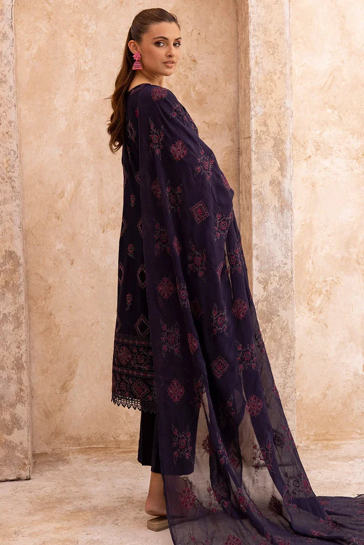 Picture of Kleren - Mahhe Embroidered Lawn Collection - MH-10 - Available at Raja Sahib